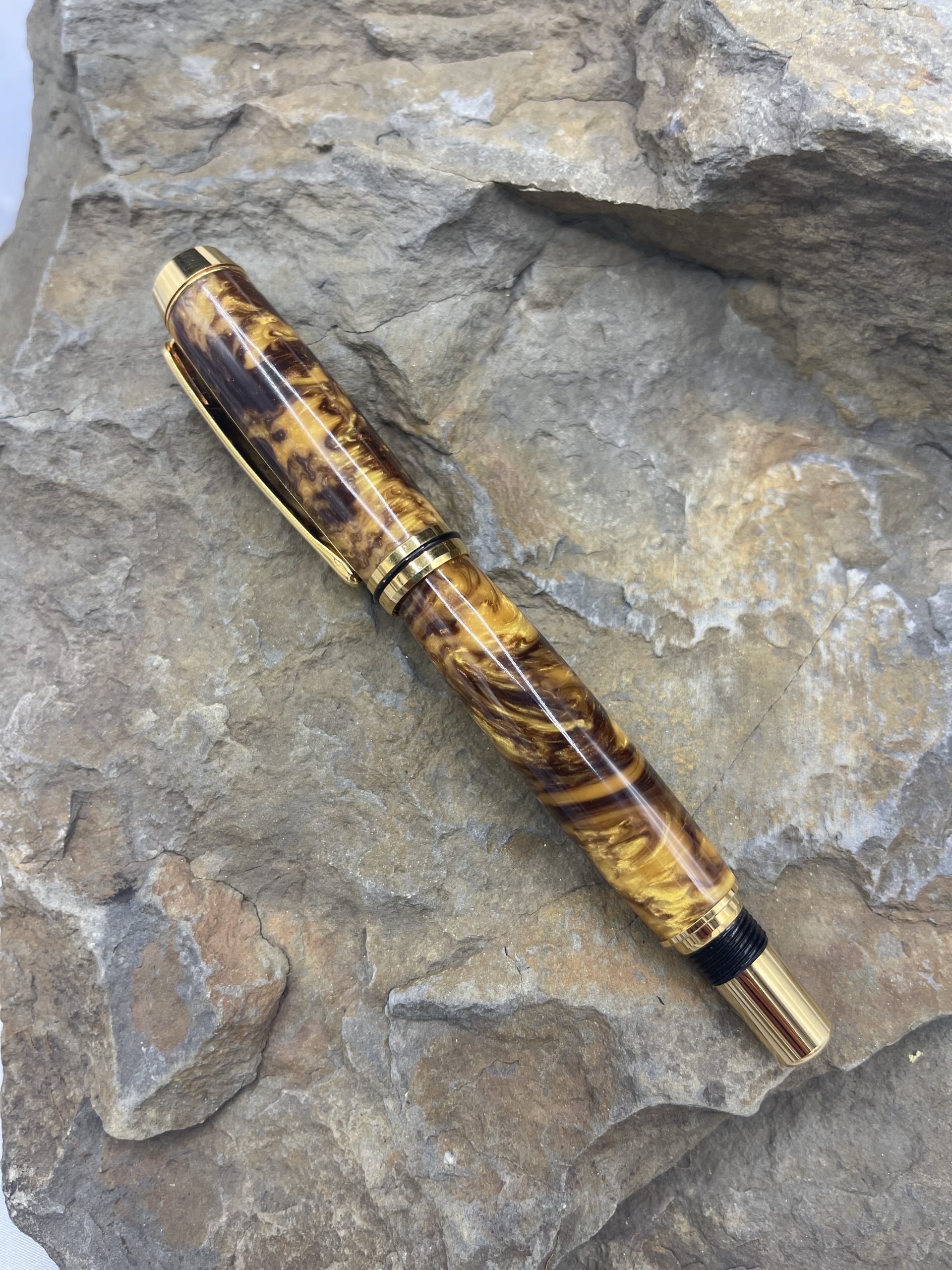 Gold and Brown Rollerball